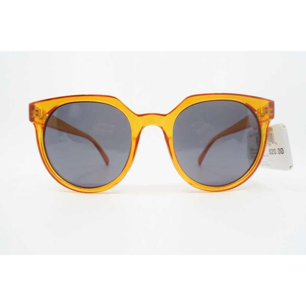 Foster Grant Ophelia Roe New Transparent Orange/Gray Women's Sunglasses